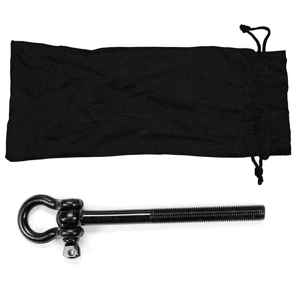 Kojem Steel Tow Hook Trailer Hitch Front Or Rear Trunk Hook for 2014-2023 Chevy Corvette C7 C8 GS Z06 ZR1 Replaces 15234068 Charcoal