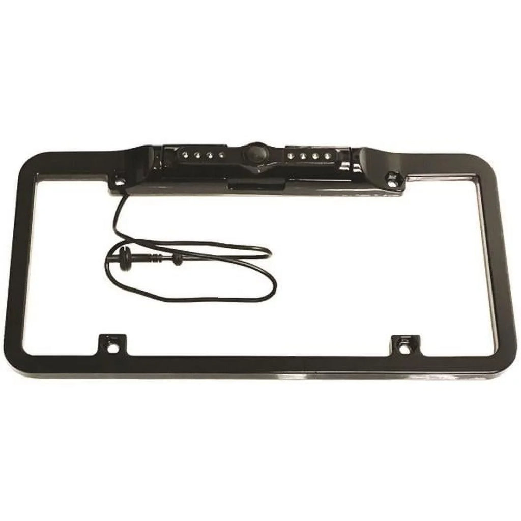 Boyo VTL300IRTJ Full Frame License Plate Camera with Night Vision & Trajectory Parking Lines - Charcoal