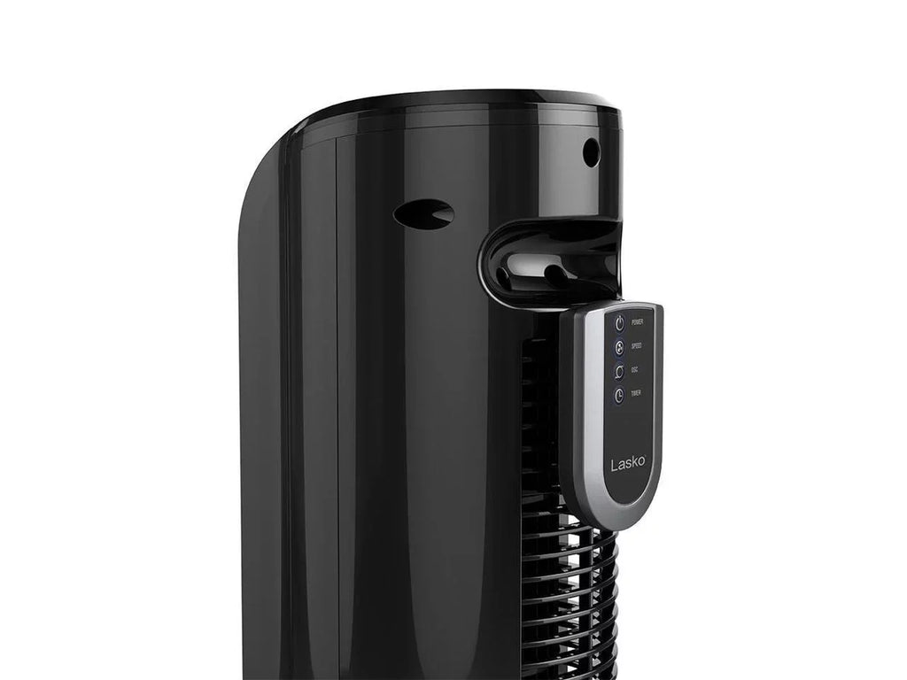 Lasko 32 Unit Slim Portable 3 Speed Oscillating Tower Fan with Remote