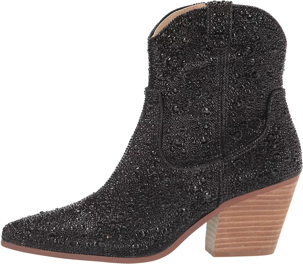 Betsey Johnson Diva Women's Boots Midnight Size 11 M