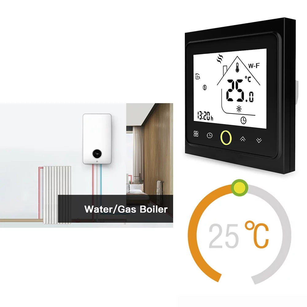 GoolRC Thermostat,5a Compatible With Compatible With / Water / Temperature App / -- Temperature Wi-fi Smart Temperature Boiler Smart Water