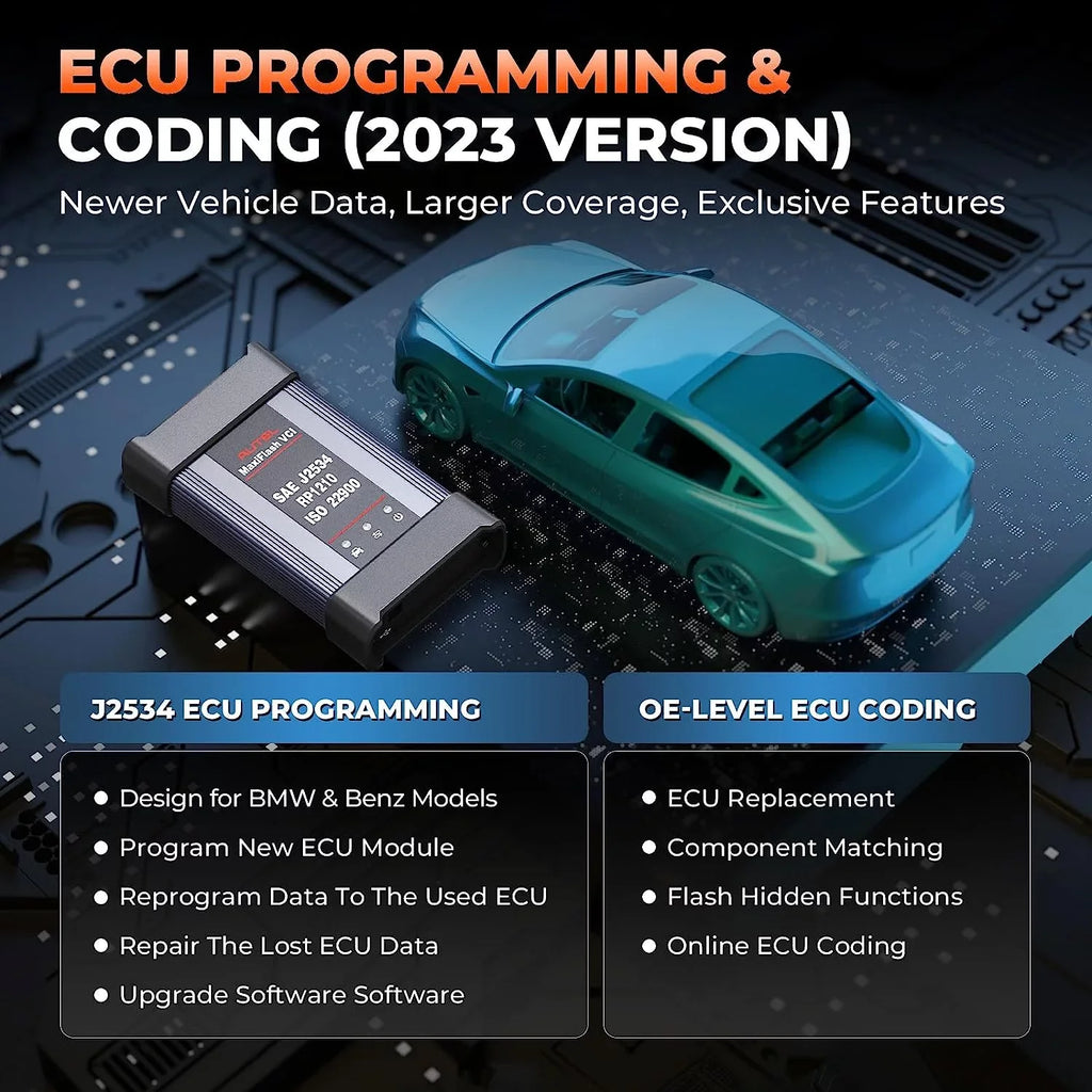 Autel MaxiSys Elite II Pro Car Diagnostic Scan Tool Intelligent Diagnostic 2.0, J2534 ECU Programming & Coding, 38+ Services 2 Years Free New Ver. of MS919/ MS909/ Elite 2