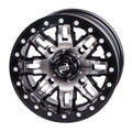 4/156 Tusk Teton Beadlock Wheel 15x7 5.0 + 2.0 Dark For YAMAHA Wolverine RMAX 2 1000 Sport 2022