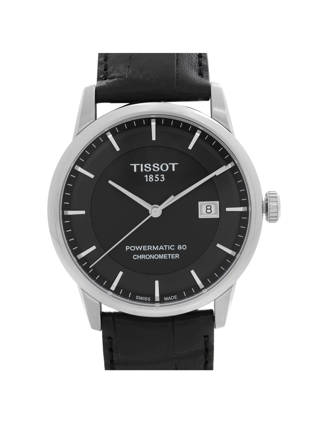 Tissot T-Classic 41mm Steel Onyx Dial Automatic Mens Watch T086.408.16.051.00
