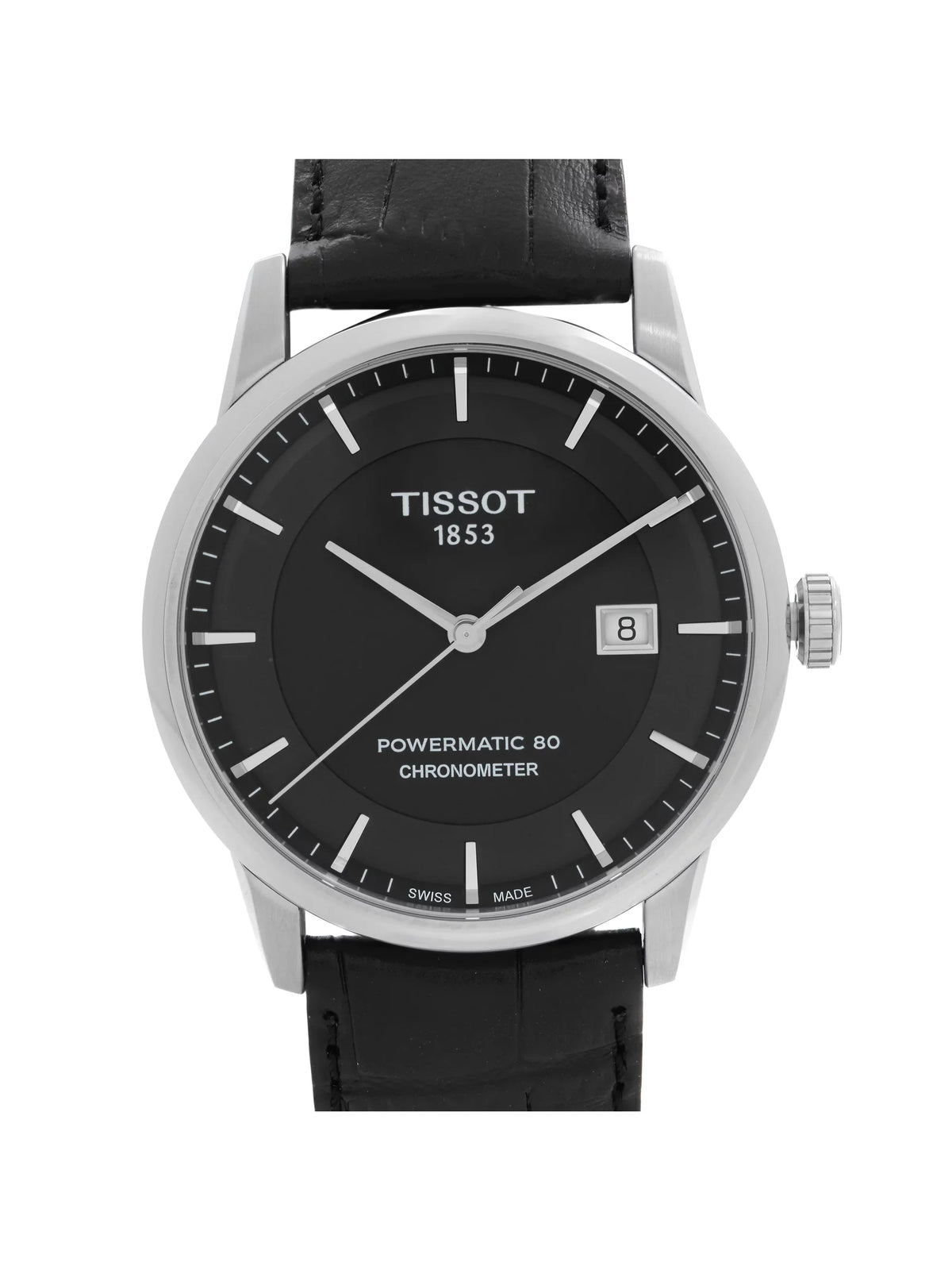 Tissot T-Classic 41mm Steel Onyx Dial Automatic Mens Watch T086.408.16.051.00