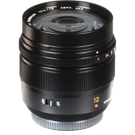 Lumix G Leica DG Summilux 12mm f/1.4 Aspherical Lens for Micro Four Thirds, Midnight