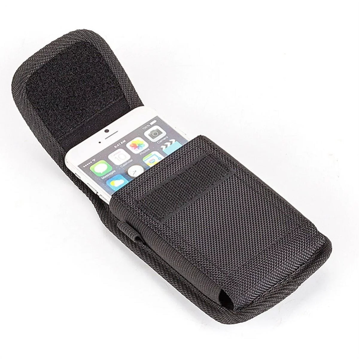 Rugged Durable Canvas Case Holster Metal Belt Clip w Dark Durable Braided 10ft Long Type-C Cable Rapid Charger Sync USB Wire Y4P for Nokia 3.1 Plus - OnePlus 5T, 6, 6T, 7 Pro - Razer Phone 2