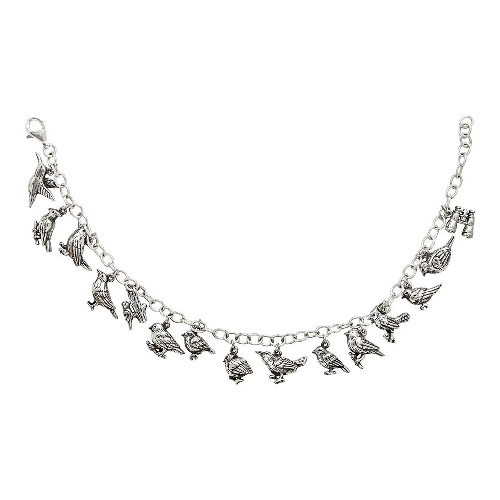 North American Birds Charm Bracelet