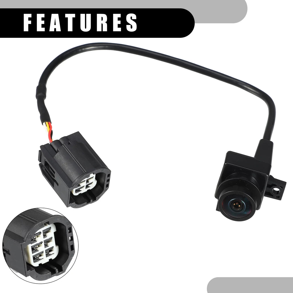 Car Rear View Back Up Camera No.56054041AD for Ram 1500 2500 3500 2010 Plastic Dark