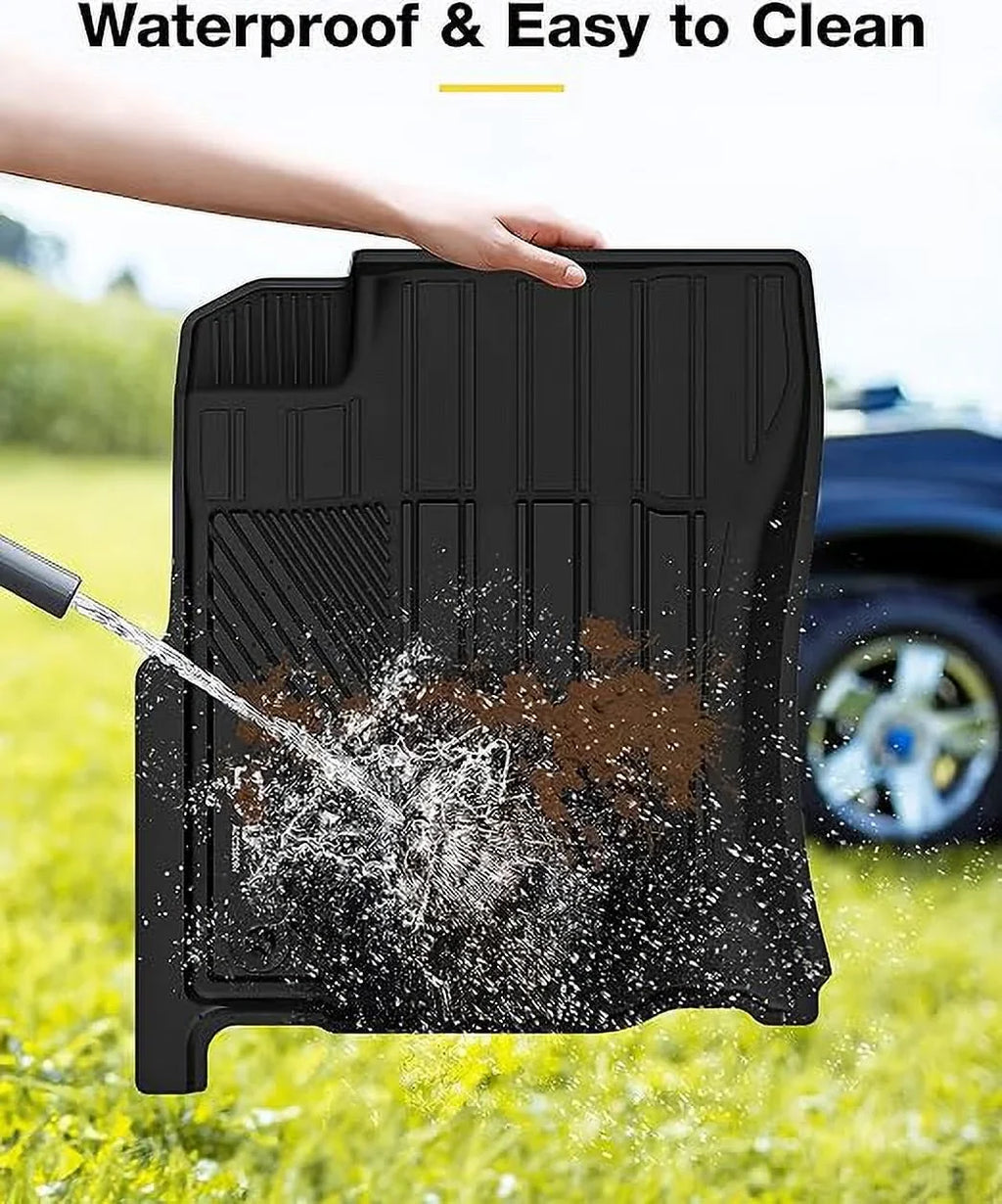 3W Floor Mats & Cargo Liner For Fit Toyota 4Runner 2013-2024/Lexus GX460 2014-2022 Custom Fit Floor Liners and Trunk Mat for 5 Seat 4Runner & GX460) 1st & 2nd Row Full Set Midnight Car Mats