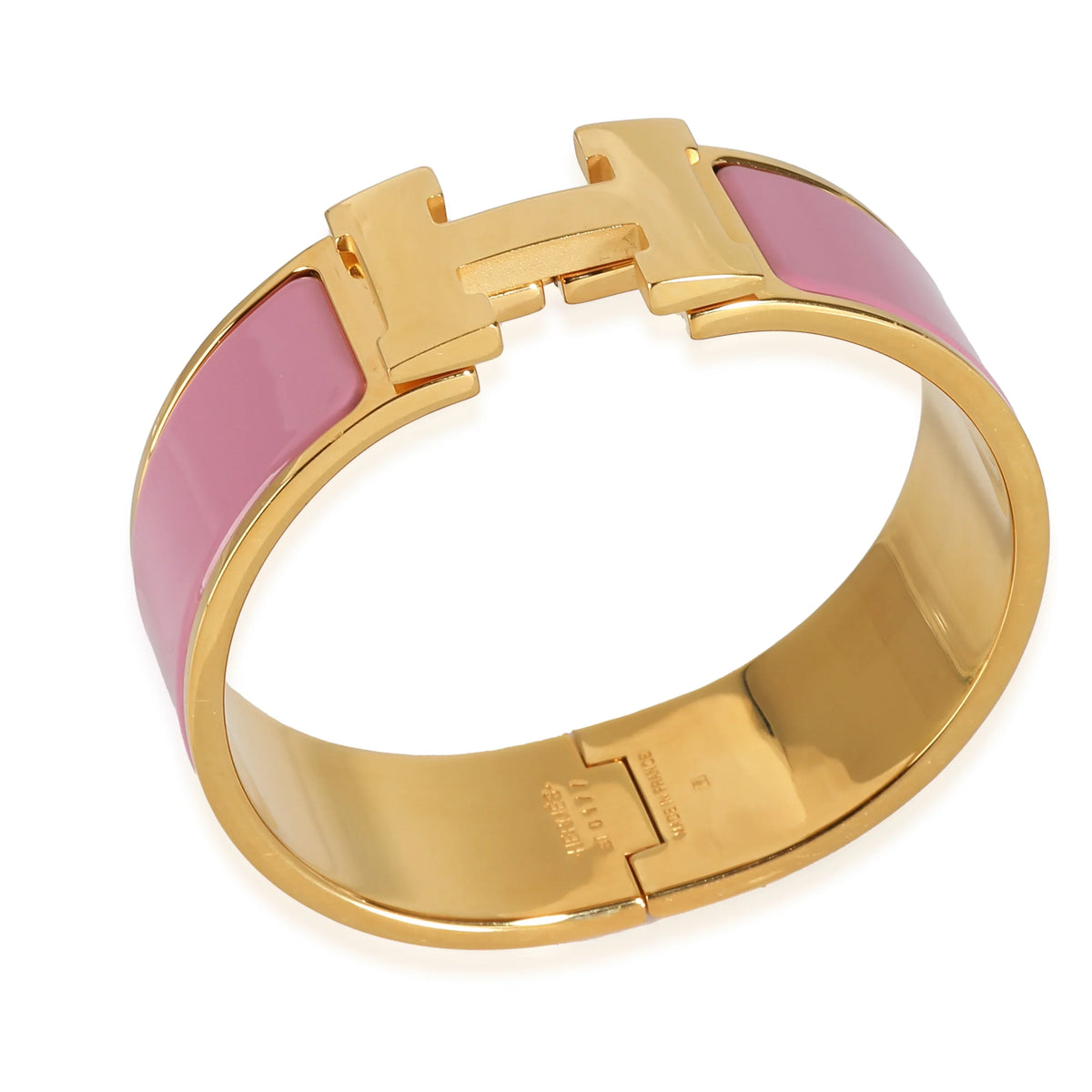 Hermès Clic Clac Bracelet in Gold Plated Pre-Owned