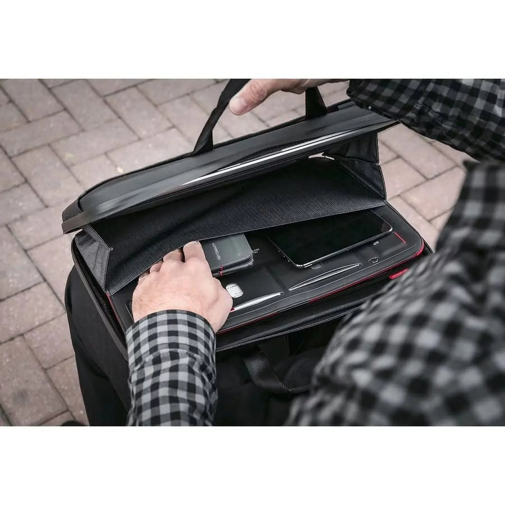 KeySmart Urban Union Carrying Case (Briefcase) for 15" to 16" Apple MacBook Pro, Notebook, Onyx