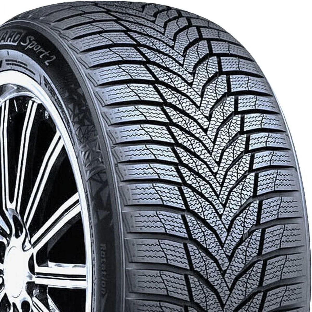 Set of 4 (FOUR) Nexen Winguard Sport 2 255/40R19 100V XL (Studless) Snow Winter Tires Fits: 2017 Volkswagen Tiguan Highline, 2016-18 Audi Q3 Technik