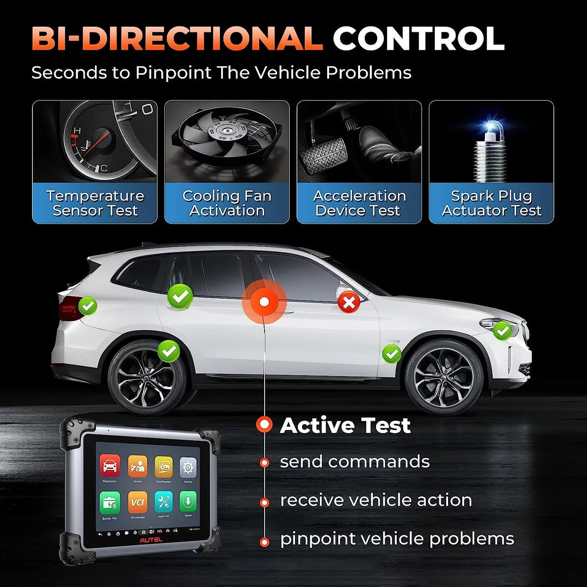 Autel MaxiSys Elite II Pro Car Diagnostic Scan Tool Intelligent Diagnostic 2.0, J2534 ECU Programming & Coding, 38+ Services 2 Years Free New Ver. of MS919/ MS909/ Elite 2