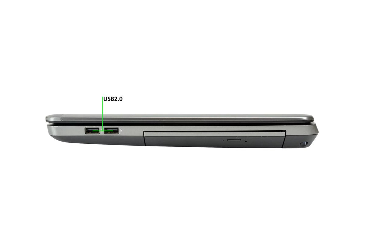 HP ProBook 450 G1 15.6" Standard Used Laptop - Intel Core i3 4000M 4th Gen 2.40 GHz 8GB SODIMM DDR3L SATA 2.5" 500GB HDD DVD-RW Windows 10 Pro 64-Bit