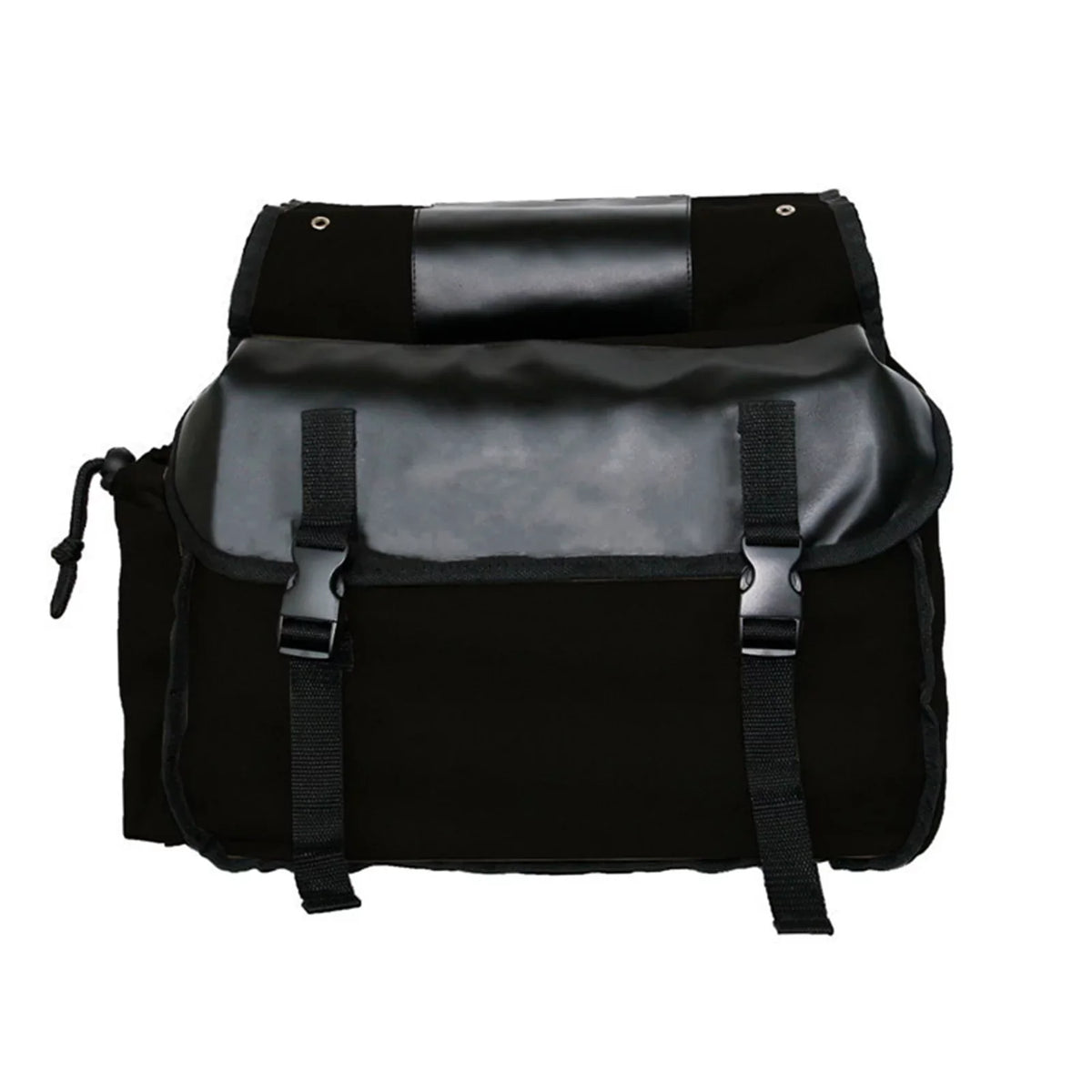 Gecheer Motorbike Large Capacity Saddle Bag Motorcycle Riding Travel Canvas Waterproof Panniers Box Side Tools Bag Pouch for Motorbike