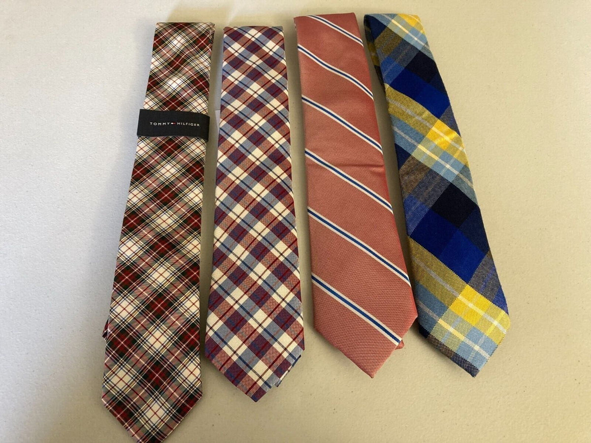 Tommy Hilfiger Mens Silk Plaid Neck Tie