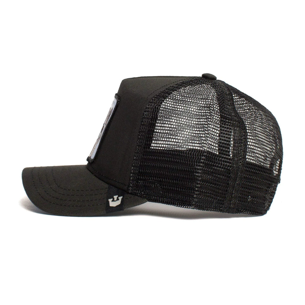 Goorin Bros. The Farm Unisex Original Adjustable Snapback Trucker Hat, Charcoal (Bandit), One Size