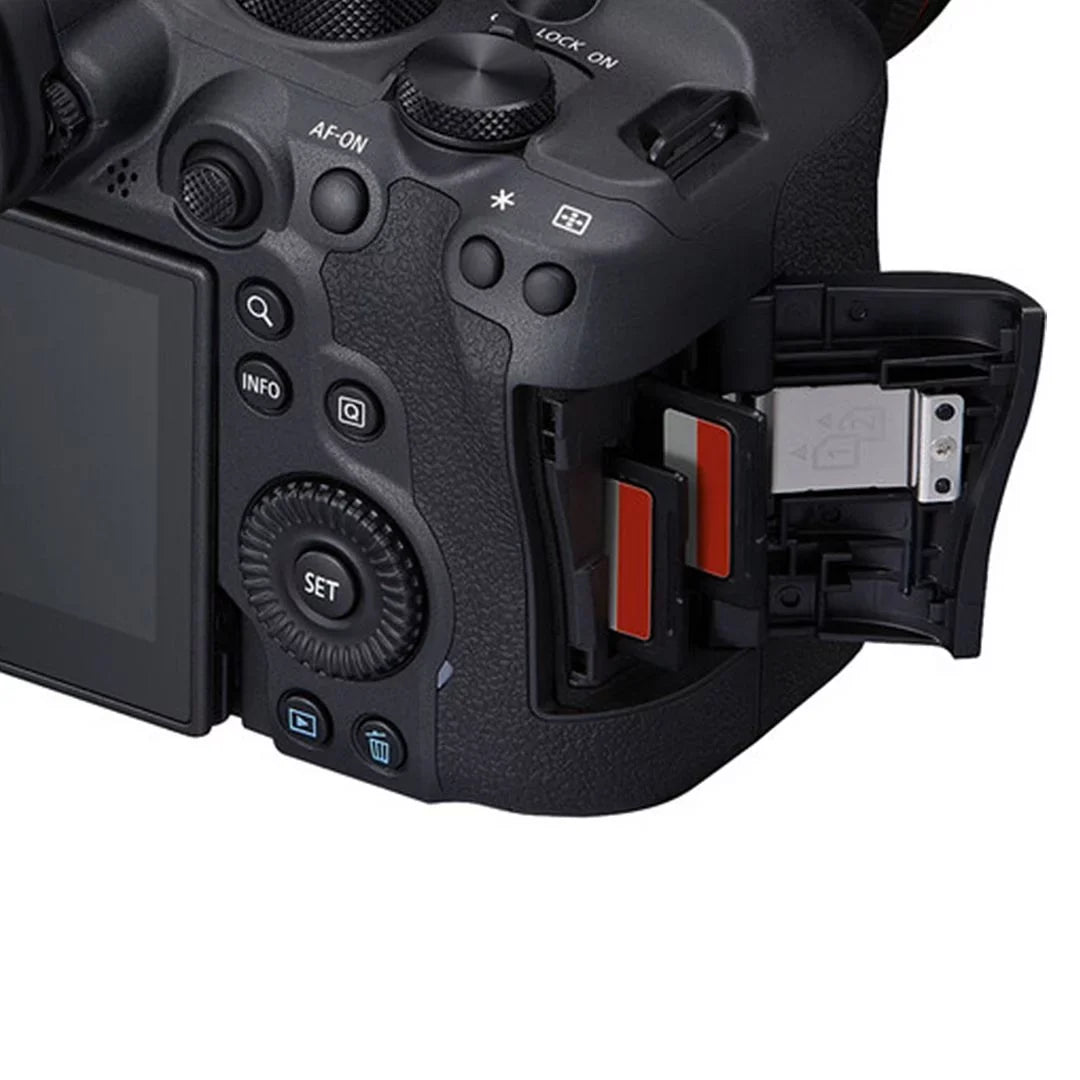 Canon EOS R6 Mark II Mirrorless Camera (Body Only) Full-Frame with 2 Pack SanDisk 128GB Memory Card + ZeeTech Accessory Bundle