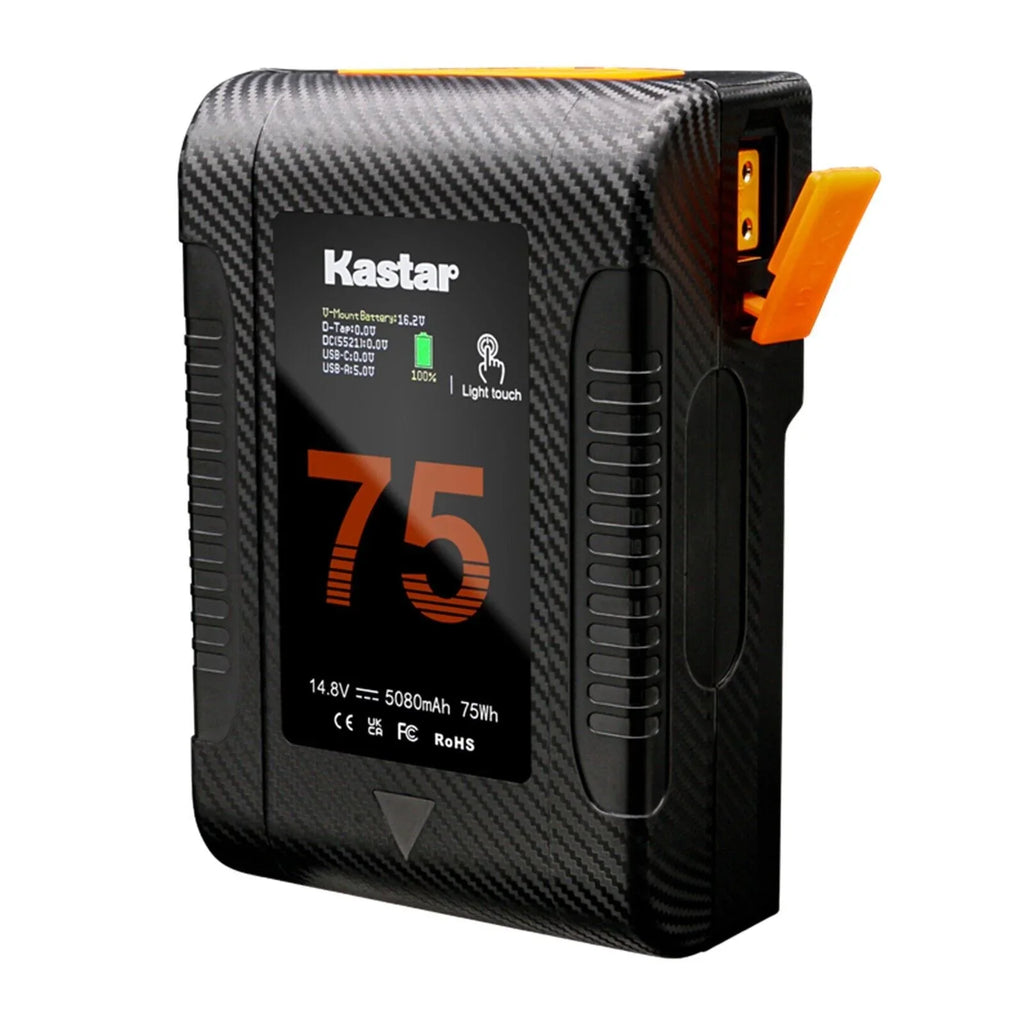 Kastar 1-Pack BP-Z75W Battery and D-Tap Charger Compatible with Sony HDW-730 HDW-730S HDW-750 HDW-750CE HDW-750P HDW-790 HDW-790WSP HDW-800 HDW-800P HDW-F900 HDW-F900H HDW-F900R HDW-S280 Camera