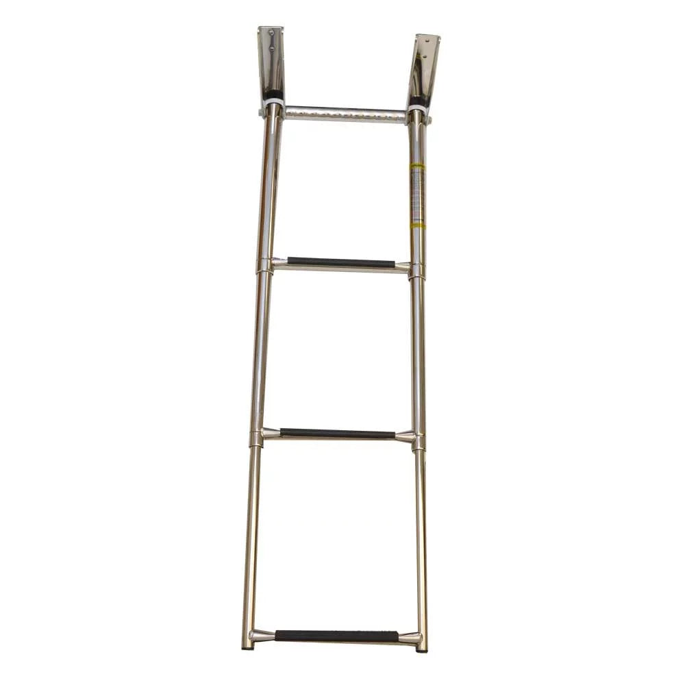 Challenger Hardware Boat Telescoping ladder LDH-3 | 3 Step Stainless