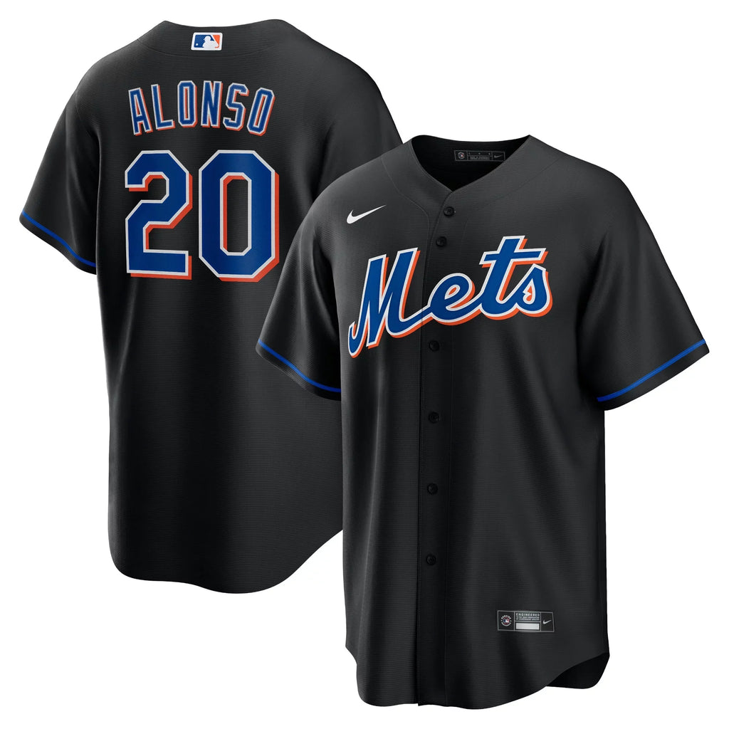 Men's Nike Pete Alonso Midnight New York Mets 2022 Alternate Replica Player Jersey