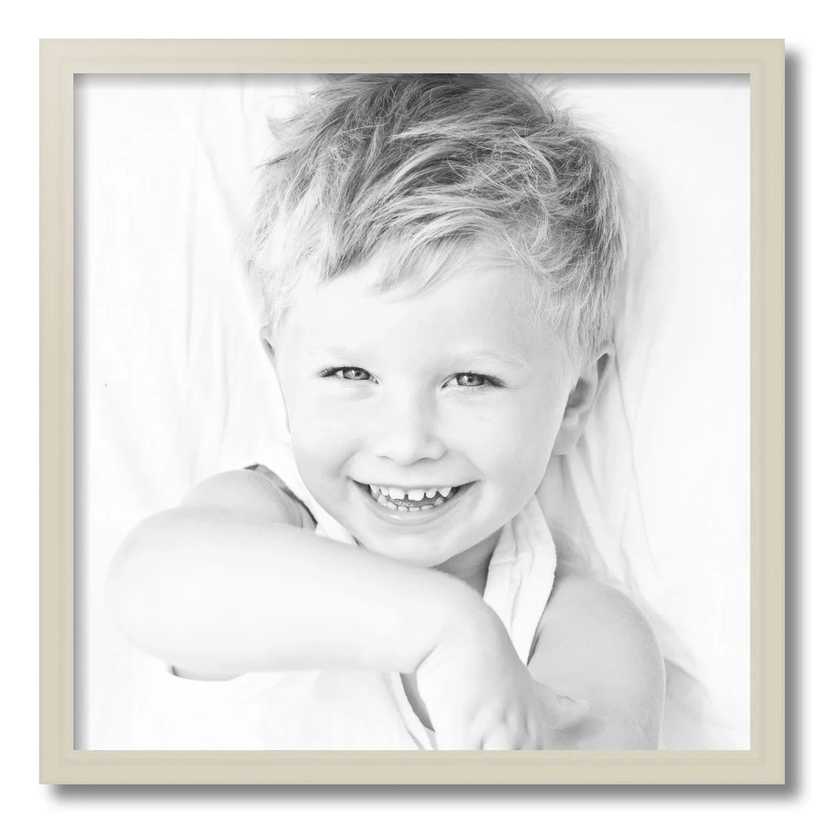 ArtToFrames 20x20 Inch White Picture Frame, This White Wood Poster Frame is Great for Your Art or Photos, Comes with 060 Plexi Glass (4100)