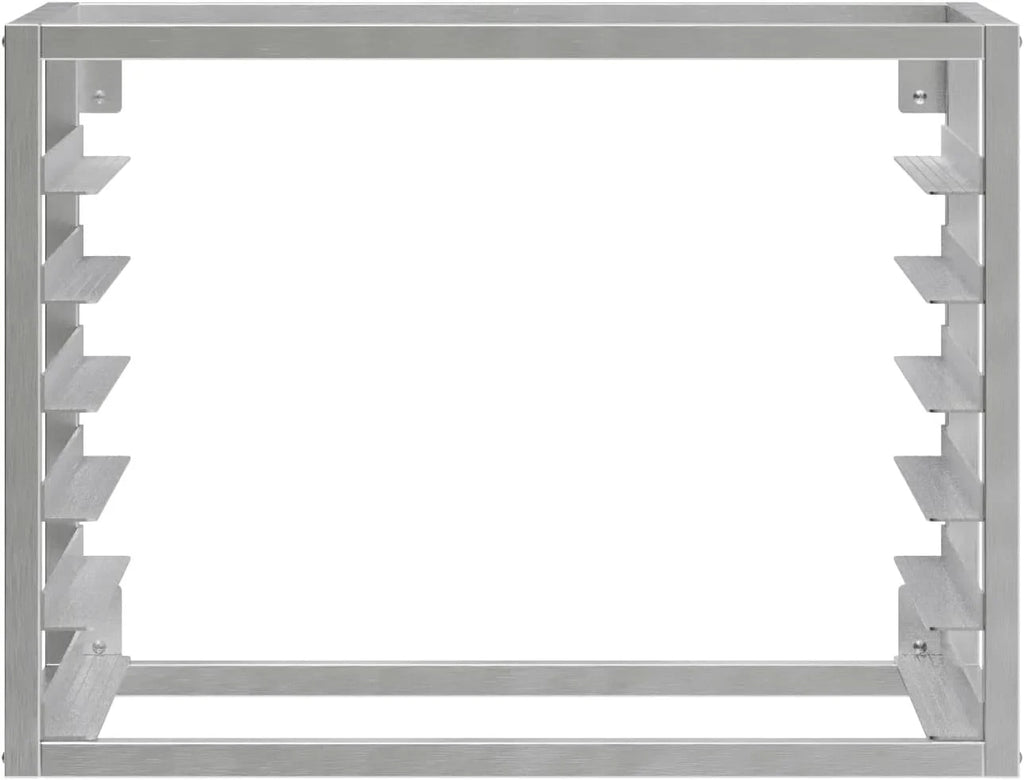 Wall Mounted Sheet/Bun Pan Rack - 28" x 18" x 21". Fits 6 Full-Size Sheet Pans.