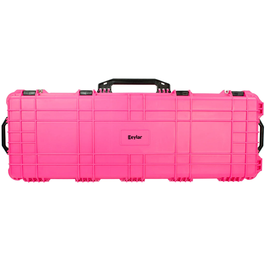 Eylar 44 Inch Roller Rifle Hard Case with Foam Waterproof & Crushproof Pink