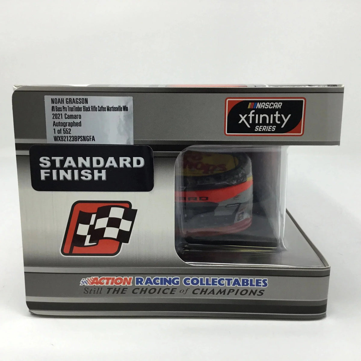 Noah Gragson Autographed 2021 Bass Midnight Rifle Coffee Martinsville Xfinity Series Playoff Win 1:24 Diecast
