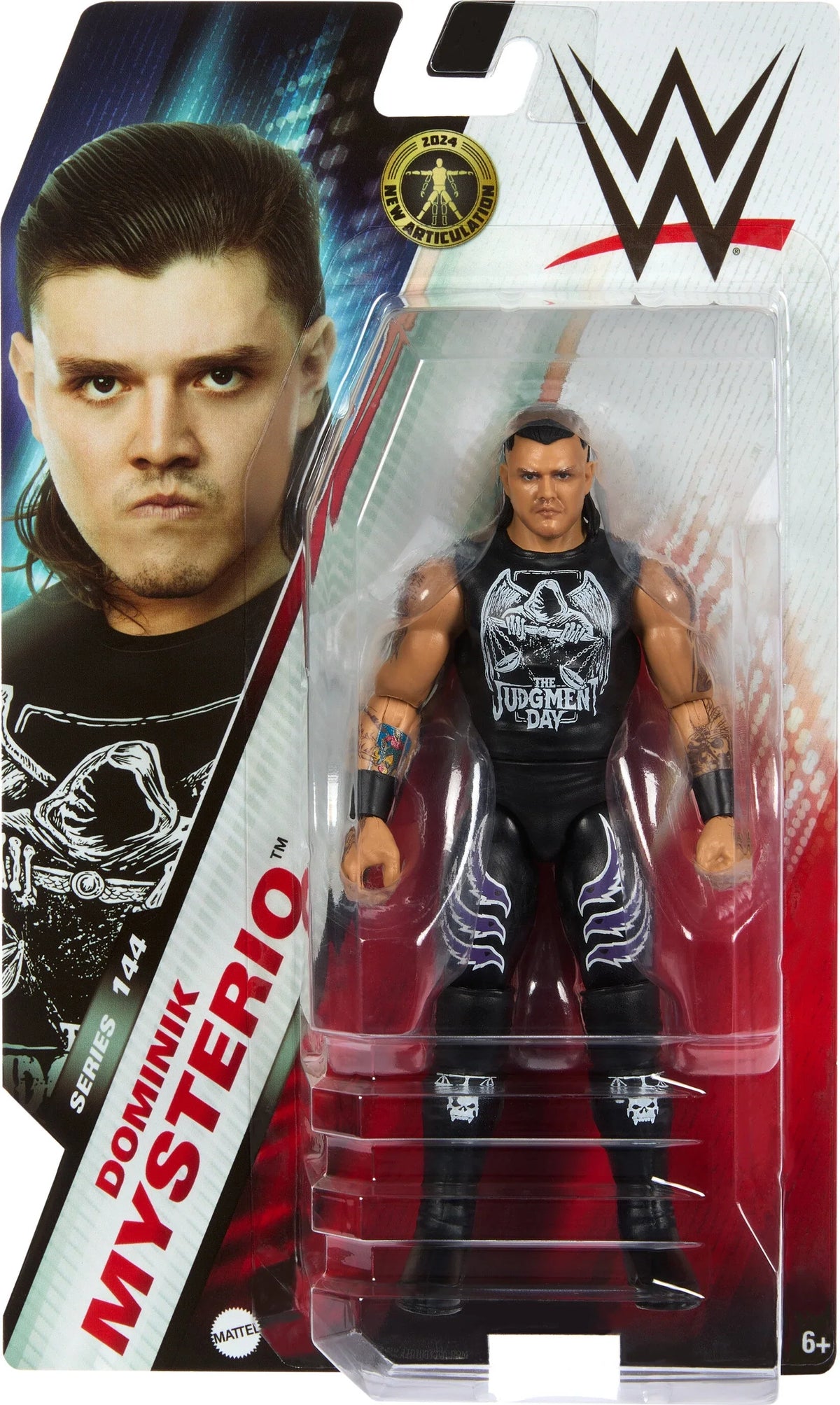 WWE Dominik Mysterio Action Figure, Unit Collectible Superstar with Articulation & Life-Like Look