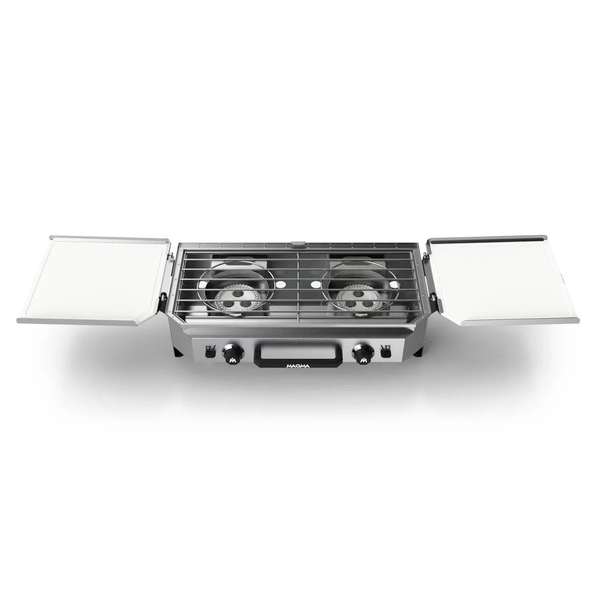Magma Crossover Double Burner Camping Stove With Grill Top & Griddle Top