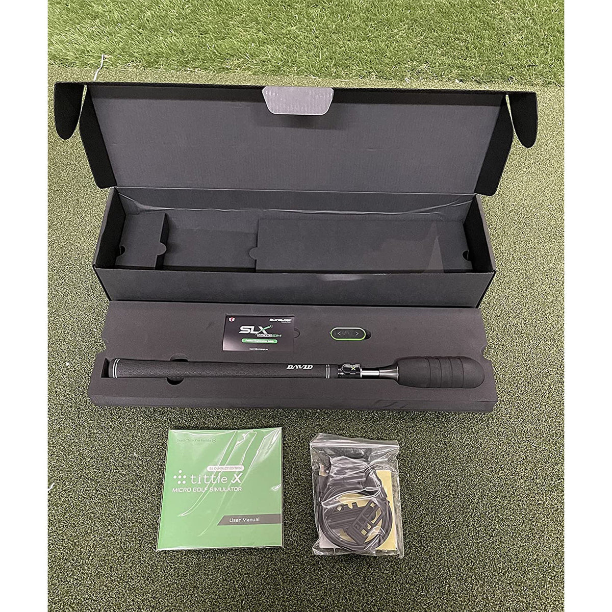 SwingLogic SLX MicroSim Indoor Golf Simulator with E6 Connect Compatibility