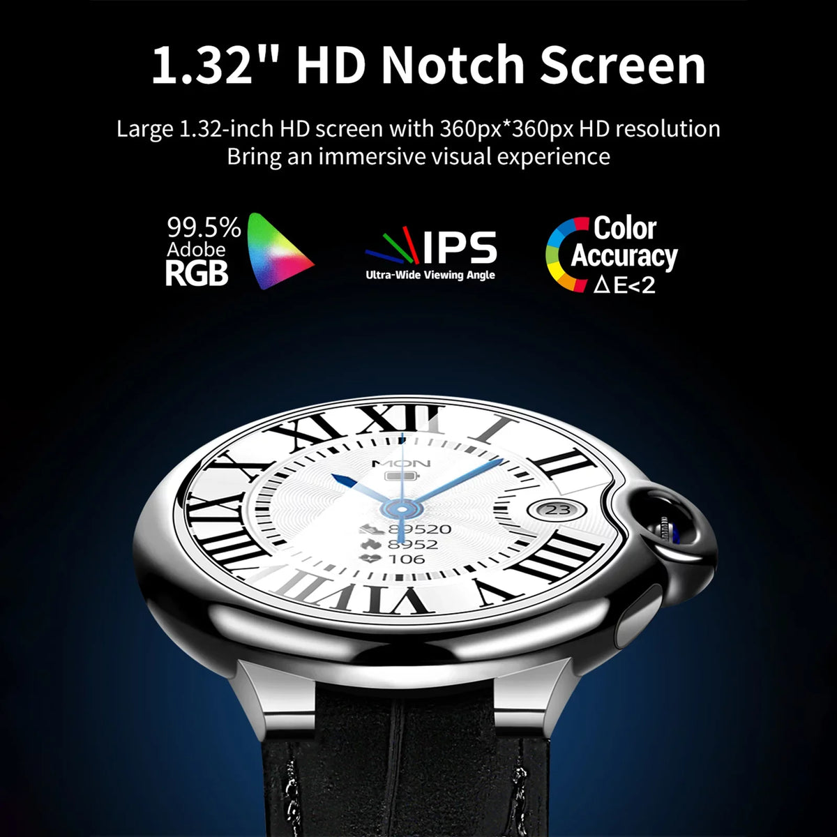 Andoer Waterproof BT Smart Watch, Fitness Activity , Make Calls and Answer, Unit Display