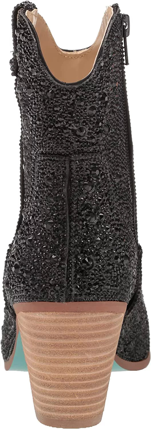Betsey Johnson Diva Women's Boots Midnight Size 11 M