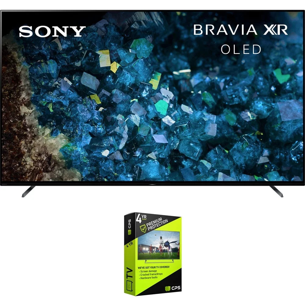 Sony XR55A80L BRAVIA XR 55 Unit A80L OLED 4K HDR Smart TV with Google TV Bundle with 4 YR CPS Enhanced Protection Pack (2023 Model)