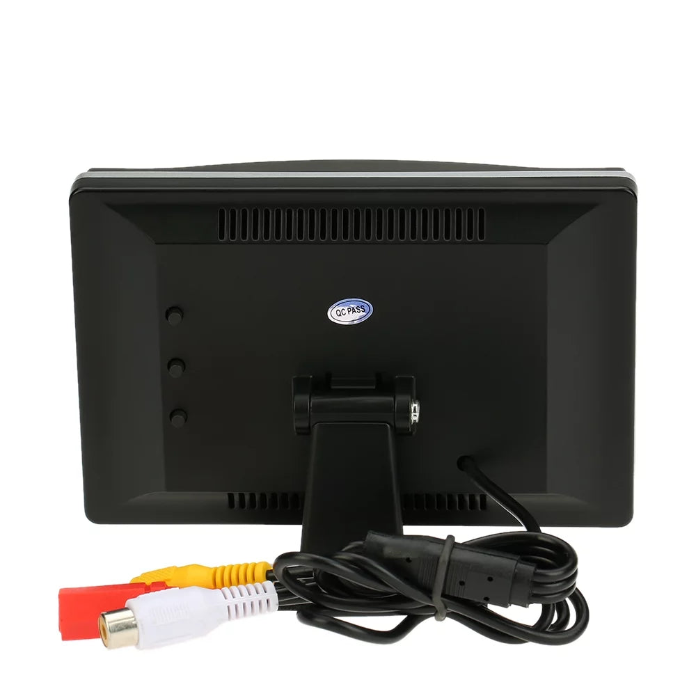 CACAGOO 5 Unit TFT LCD Display Monitor Car Rear View Backup Reverse System + HD Parking Camera