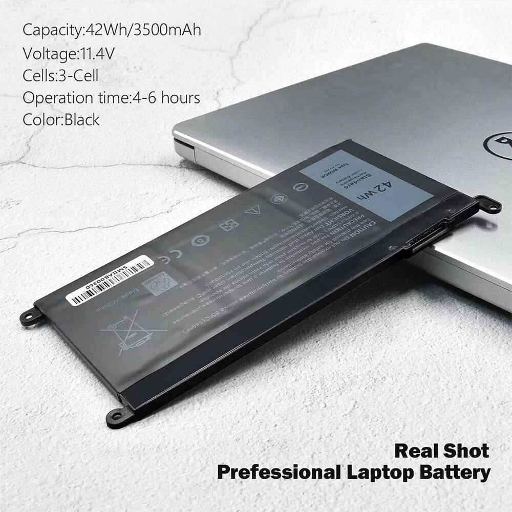42WH WDX0R Battery for Dell Inspiron 5565 7573 Series P66F P75F P69G CYMGM