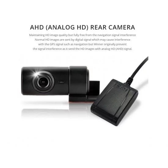 WinyTech 5MP Car Charcoal box dash cam HD wide angle Dual cameras 3.5" LCD touch Screen