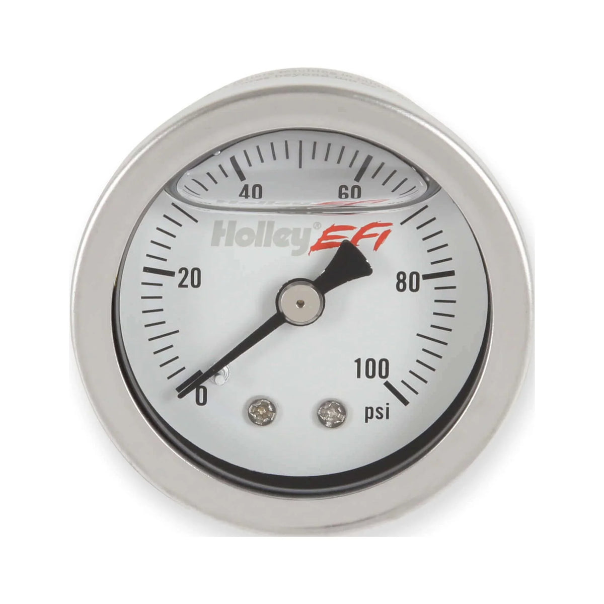 Holley EFI 26-507 Fuel Pressure Gauge - 0-100psi - 1.5 Centimeter - Glycerin Filled