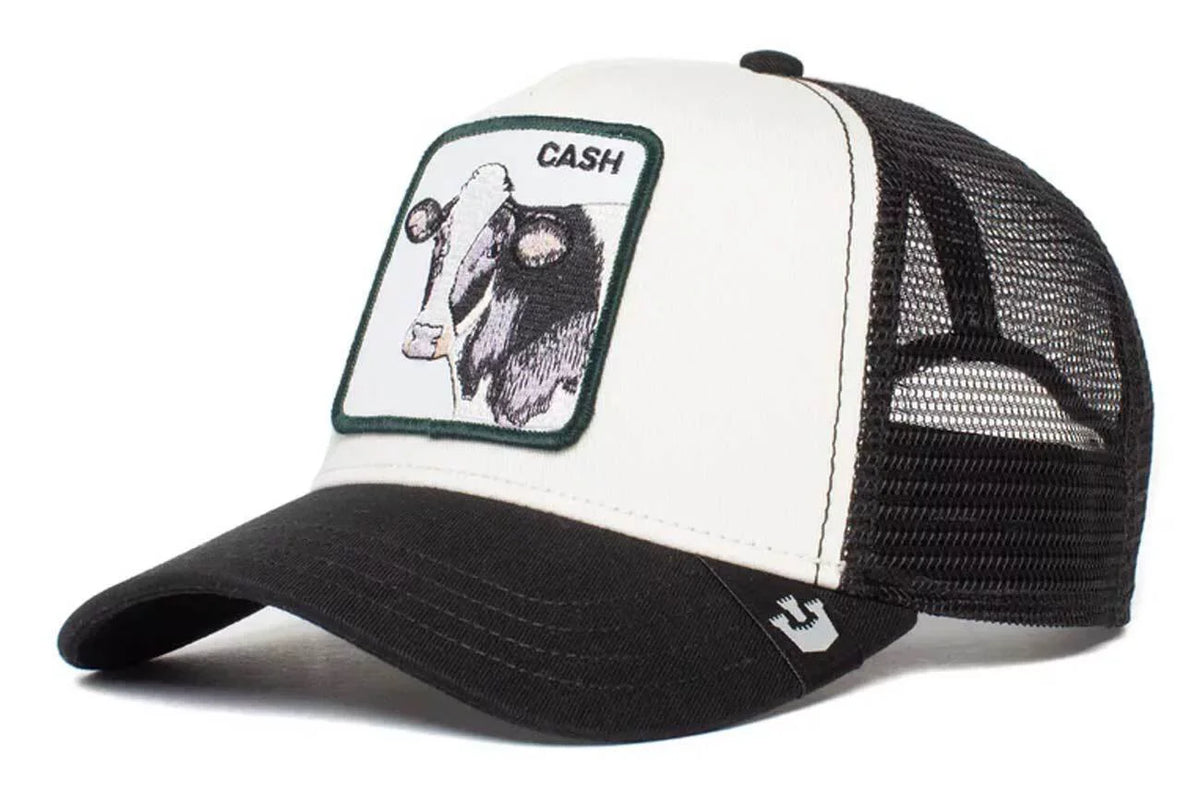 Goorin Bros The Cash Cow 101-0383-WHI Animal Farm Trucker Cap, One Size