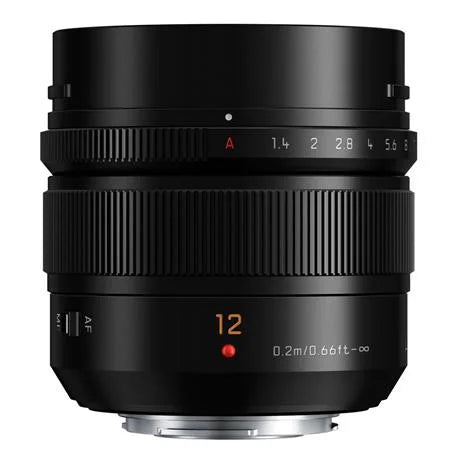 Lumix G Leica DG Summilux 12mm f/1.4 Aspherical Lens for Micro Four Thirds, Midnight