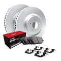 R1 Concepts Wjuh1 31097 R1 Brake Rotors Carbon Coated W/ Optimum Oe Pads & Hdw Fits select: 2017-2022 BMW X1, 2016 BMW X1 XDRIVE28I