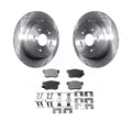 Transit Auto - Rear Disc Brake Rotors And Ceramic Pads Kit For Acura RDX K8T-101917