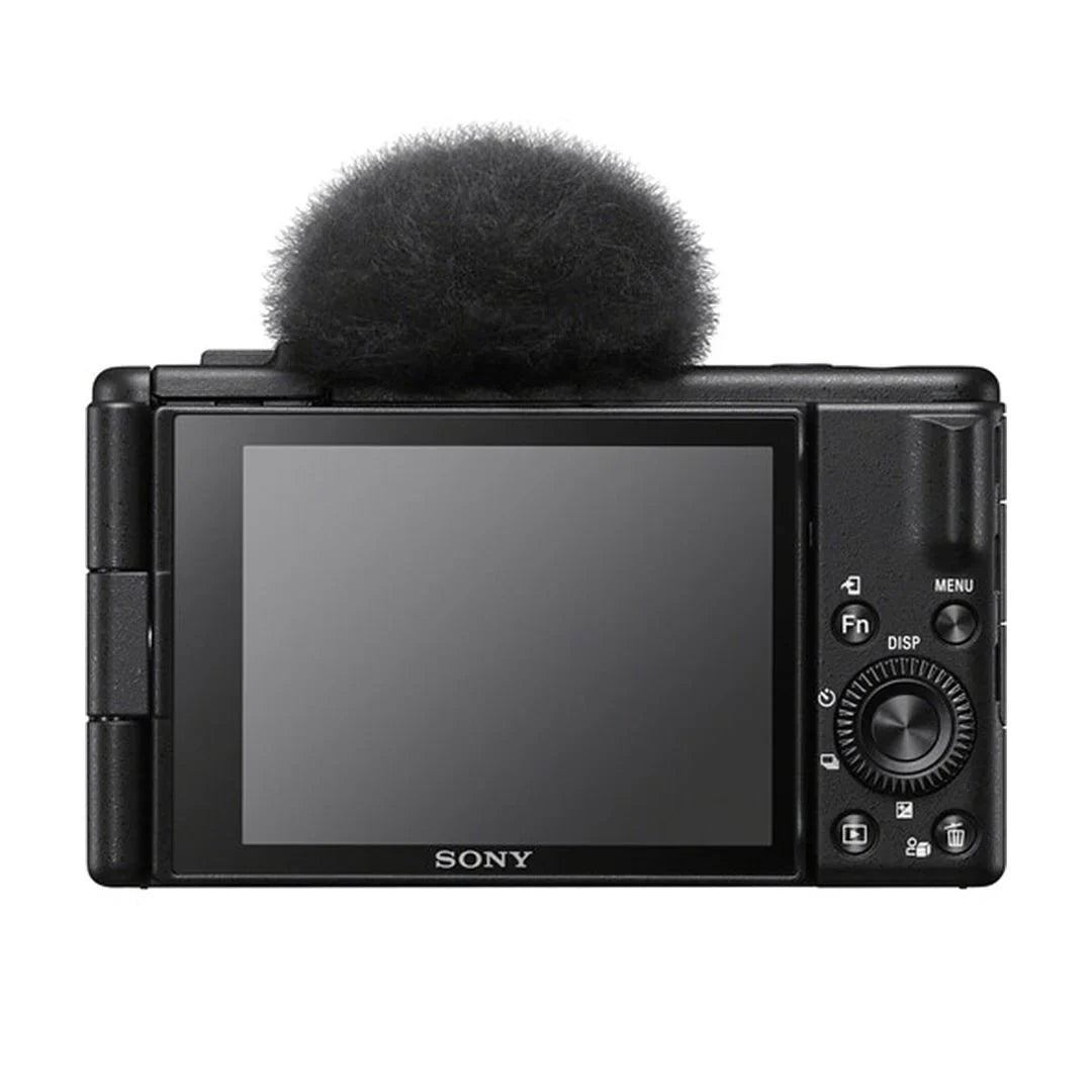 Sony ZV-1F Vlogging Camera Dark with SanDisk 64GB Memory Card + ZeeTech Accessory Bundle