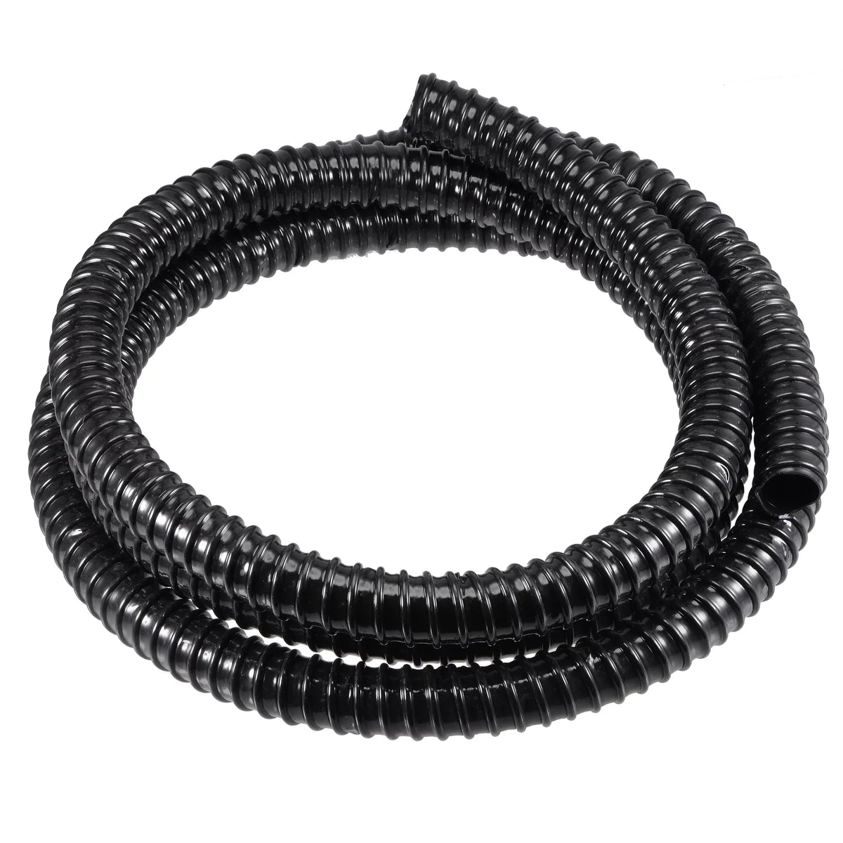 1 Centimeter ID Wavy Pond Pipe Dark Polyvinyl Tube Aquarium Hose, 10ft