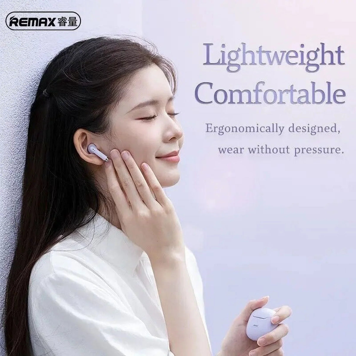 for ZTE Axon 30 5G Bluetooth 5.3 Earbuds Stereo Bass, in Ear Noise Cancelling Mic, Earphones IP7 Waterproof Sports, 32H Playtime USB C Mini Charging Case Ear Buds - Onyx