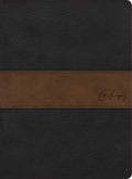 RVR 1960 Biblia de estudio Spurgeon, negro/marrón símil piel (Hardcover)