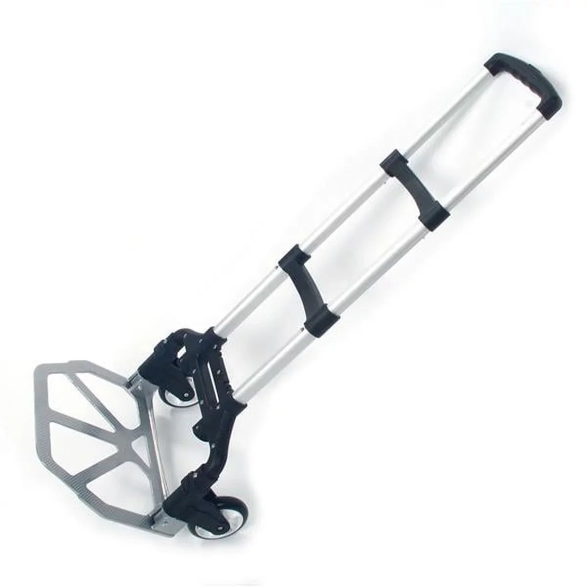 Portable foldable telescopic trolley trolley luggage cart Midnight Portable Folding Collapsible Aluminum Cart Dolly Push Truck Trolley Midnight