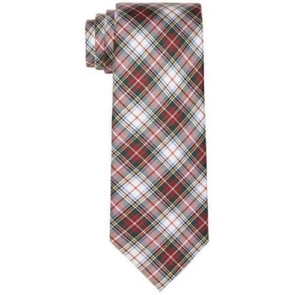 Tommy Hilfiger Mens Silk Plaid Neck Tie